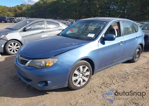 2009 Subaru Impreza 2.5I from USA, damaged, VIN JF1GH61699H827674